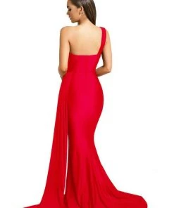 Portia And Scarlett - PS6321 One Shoulder Fitted Evening Gown