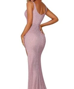 Portia And Scarlett - PS6327 Square Neck Beaded Prom Gown