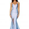 Portia And Scarlett - PS6339 Sweetheart V Neck High Slit Mermaid Gown