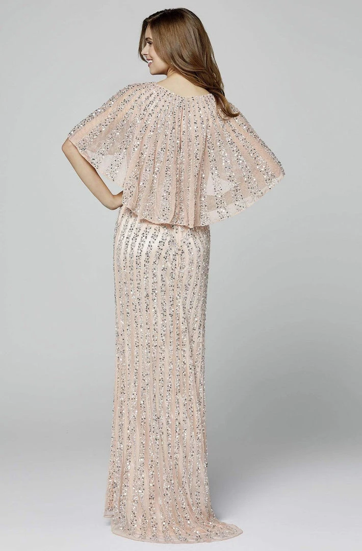 Primavera Couture - 3366 Embellished Plunging V-neck Sheath Dress 7 Primavera Couture - 3366 Embellished Plunging V-neck Sheath Dress