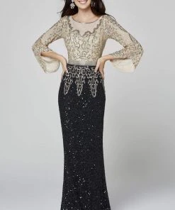 Primavera Couture - 3378 Embellished Bateau Sheath Dress 11 Primavera Couture - 3378 Embellished Bateau Sheath Dress