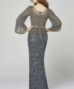 Primavera Couture - 3378 Embellished Bateau Sheath Dress 9 Primavera Couture - 3378 Embellished Bateau Sheath Dress