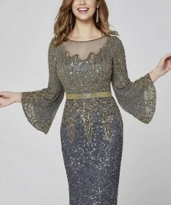 Primavera Couture - 3378 Embellished Bateau Sheath Dress 10 Primavera Couture - 3378 Embellished Bateau Sheath Dress