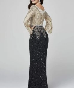 Primavera Couture - 3378 Embellished Bateau Sheath Dress 12 Primavera Couture - 3378 Embellished Bateau Sheath Dress