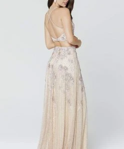 Primavera Couture - 3431 Two-Piece Sequined A-Line Dress 11 Primavera Couture - 3431 Two-Piece Sequined A-Line Dress