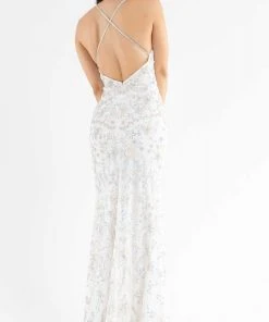 Primavera Couture - 3731 Sleeveless Plunging V-Neck Dress 53 Primavera Couture - 3731 Sleeveless Plunging V-Neck Dress