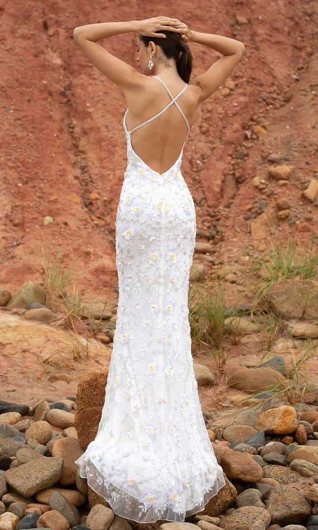 Primavera Couture - 3731 Sleeveless Plunging V-Neck Dress 14 Primavera Couture - 3731 Sleeveless Plunging V-Neck Dress