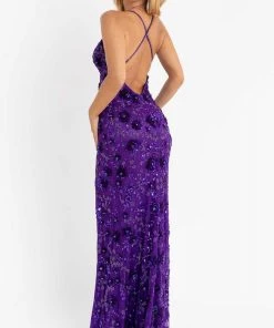 Primavera Couture - 3731 Sleeveless Plunging V-Neck Dress 81 Primavera Couture - 3731 Sleeveless Plunging V-Neck Dress