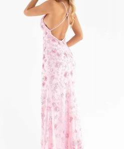 Primavera Couture - 3731 Sleeveless Plunging V-Neck Dress 74 Primavera Couture - 3731 Sleeveless Plunging V-Neck Dress