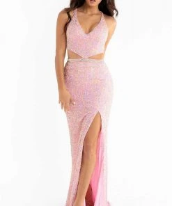 Primavera Couture - 3744 V-Neck Multiple Straps Long Gown