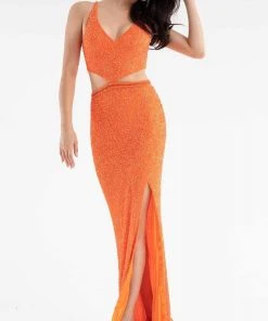 Primavera Couture - 3744 V-Neck Multiple Straps Long Gown