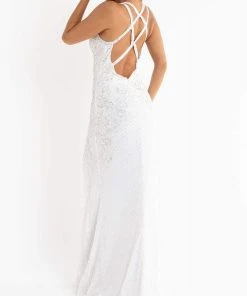 Primavera Couture - 3747 Strappy Back Beaded Sleeveless Gown