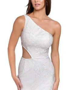 Primavera Couture 3840 - Asymmetric Cutout Cocktail Dress 22 Primavera Couture 3840 - Asymmetric Cutout Cocktail Dress