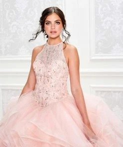 Princesa By Ariana Vara - PR11929 Embellished Halter Ballgown 10 Princesa By Ariana Vara - PR11929 Embellished Halter Ballgown