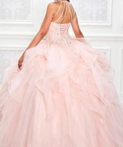 Princesa By Ariana Vara - PR11929 Embellished Halter Ballgown 8 Princesa By Ariana Vara - PR11929 Embellished Halter Ballgown