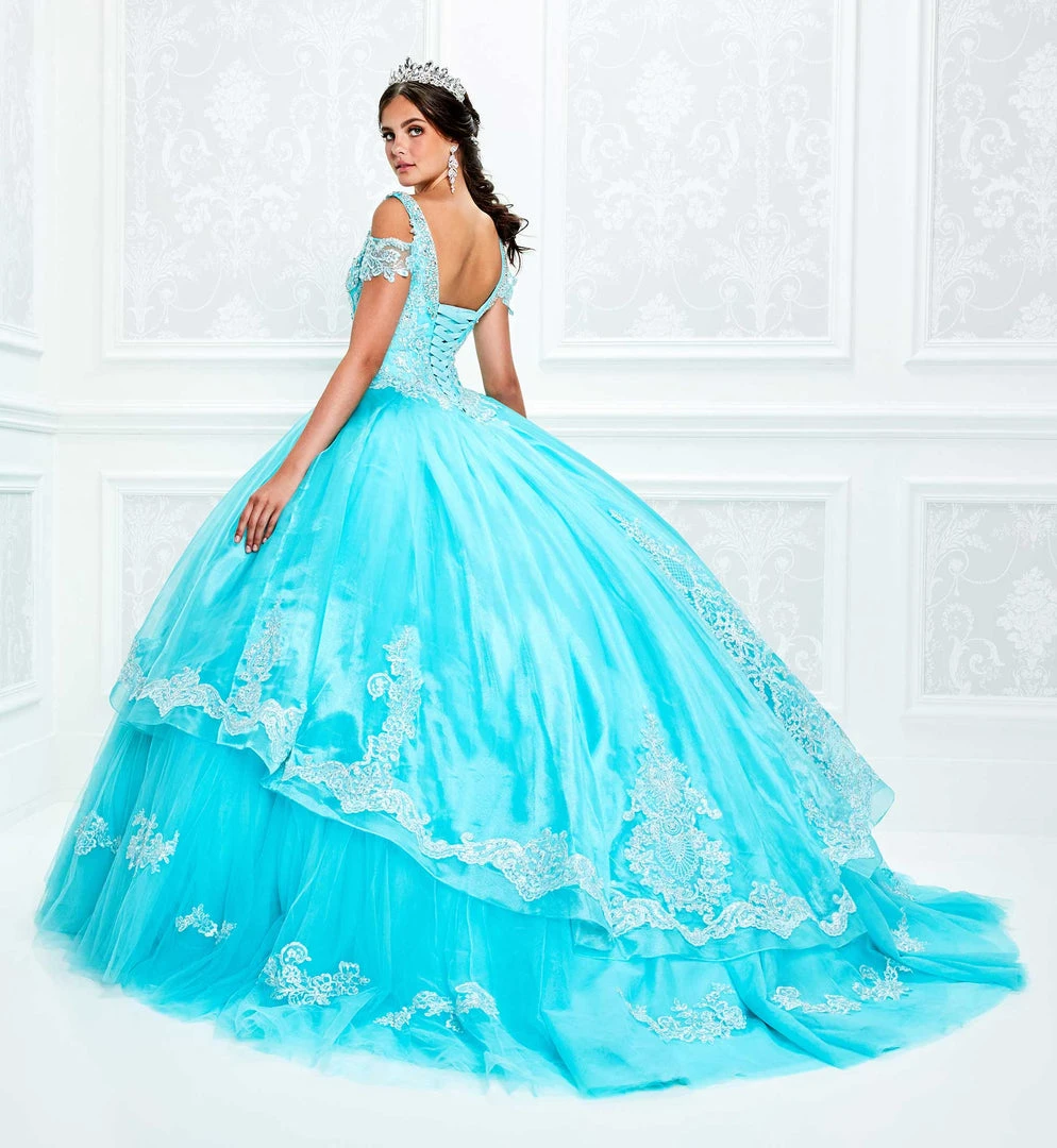 Princesa By Ariana Vara - PR11931 Embellished V Neck Ballgown 7 Princesa By Ariana Vara - PR11931 Embellished V Neck Ballgown