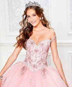 Princesa By Ariana Vara - PR11939 Off Shoulder Appliqued Ballgown 13 Princesa By Ariana Vara - PR11939 Off Shoulder Appliqued Ballgown