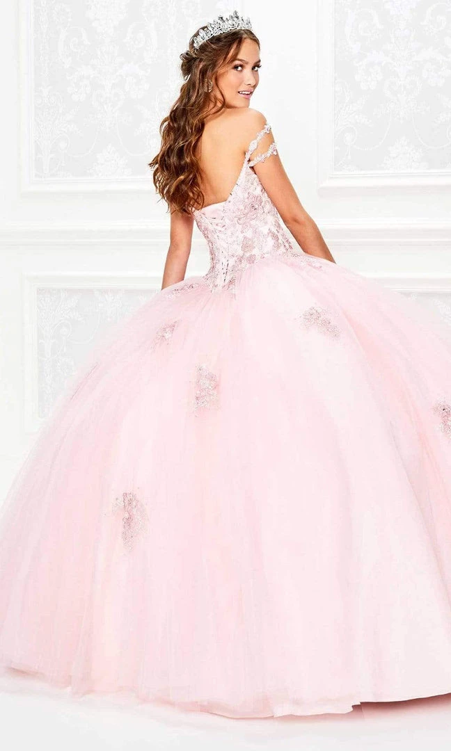 Princesa By Ariana Vara - PR11939 Off Shoulder Appliqued Ballgown 4 Princesa By Ariana Vara - PR11939 Off Shoulder Appliqued Ballgown
