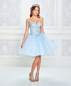 Princesa By Ariana Vara - PR11944 Lace Appliqued Sweetheart Dress 14 Princesa By Ariana Vara - PR11944 Lace Appliqued Sweetheart Dress