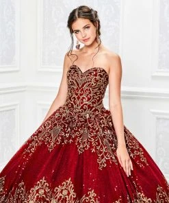 Princesa By Ariana Vara - PR11945 Lace Appliqued Sweetheart Ballgown