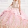 Princesa By Ariana Vara - PR12003 Sweetheart Appliqued Ballgown