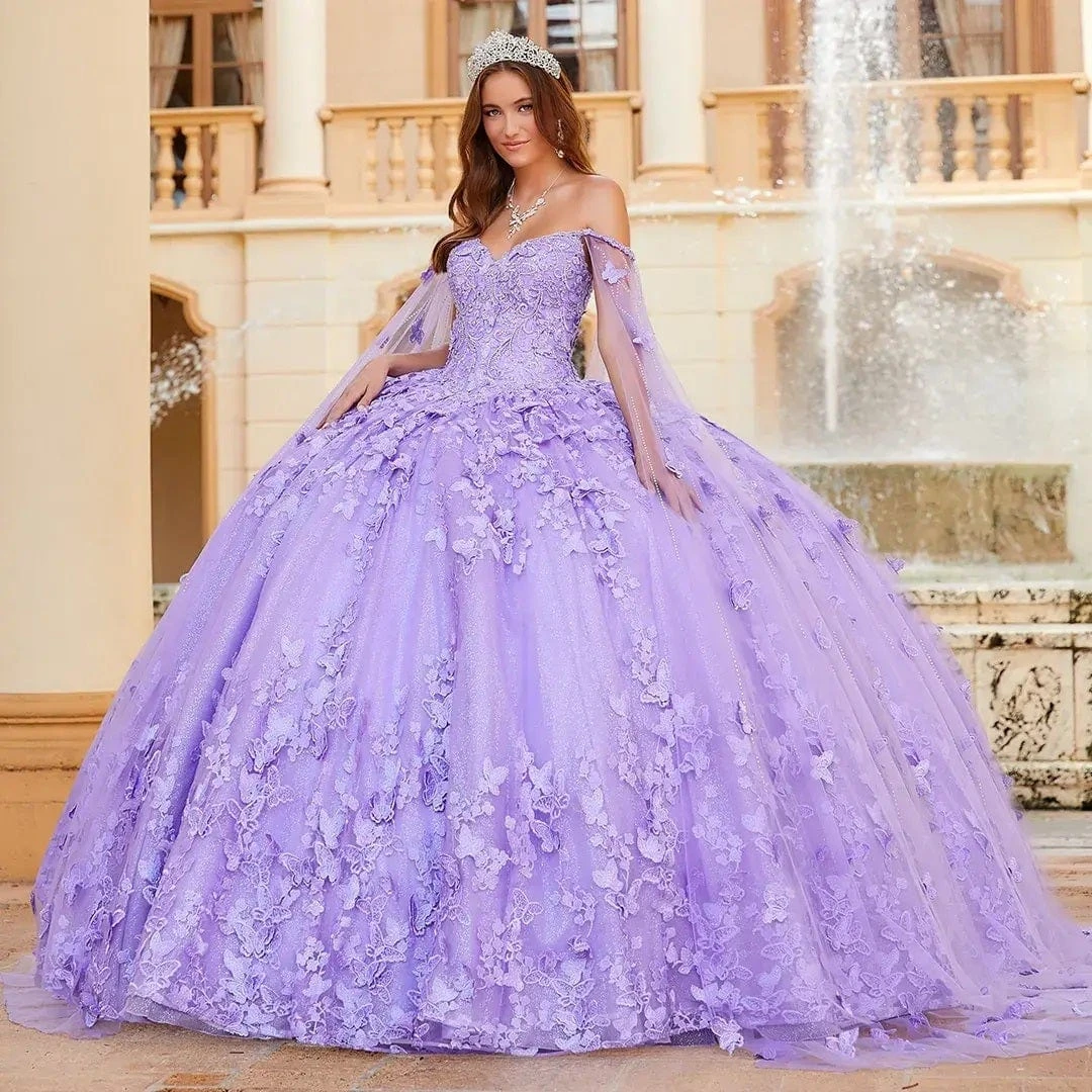 Princesa By Ariana Vara PR12261 - Butterfly Ballgown 3 Princesa By Ariana Vara PR12261 - Butterfly Ballgown