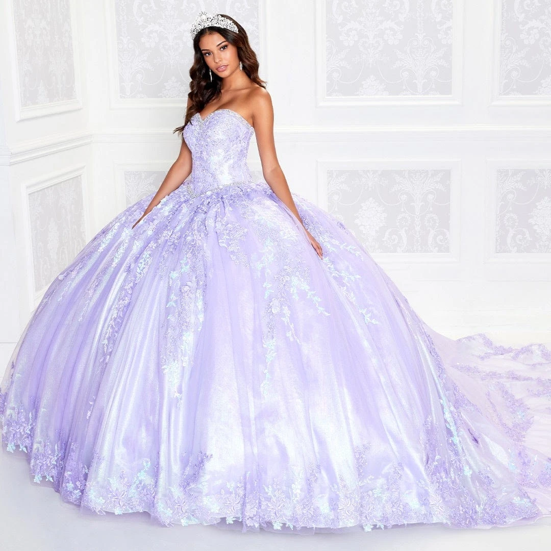 Princesa By Ariana Vara PR12265 - Jewel Lace Ballgown 3 Princesa By Ariana Vara PR12265 - Jewel Lace Ballgown