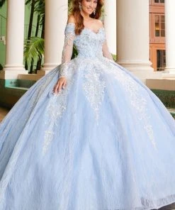 Princesa By Ariana Vara PR12267 - Off Shoulder With Shawl Ball Gown
