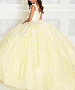 Princesa By Ariana Vara PR12270 - Sweetheart Bodice 3D Flowers Ball Gown