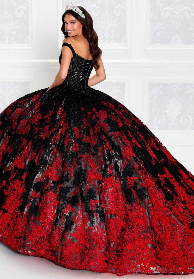 Princesa By Ariana Vara PR12275 - Off-Shoulder Sleeves Lighted Ball Gown 5 Princesa By Ariana Vara PR12275 - Off-Shoulder Sleeves Lighted Ball Gown