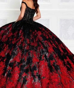 Princesa By Ariana Vara PR12275 - Off-Shoulder Sleeves Lighted Ball Gown 13 Princesa By Ariana Vara PR12275 - Off-Shoulder Sleeves Lighted Ball Gown