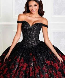 Princesa By Ariana Vara PR12275 - Off-Shoulder Sleeves Lighted Ball Gown 17 Princesa By Ariana Vara PR12275 - Off-Shoulder Sleeves Lighted Ball Gown