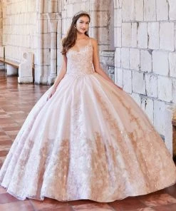 Princesa By Ariana Vara - PR21961 Beaded Appliques Ballgown