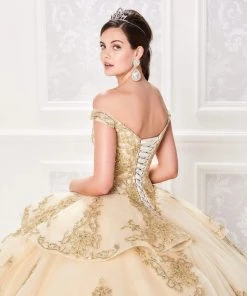 Princesa By Ariana Vara - PR21962 Lace Appliqued Off-Shoulder Dress