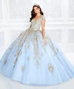 Princesa By Ariana Vara - PR22025 Short Sleeve Ball Gown