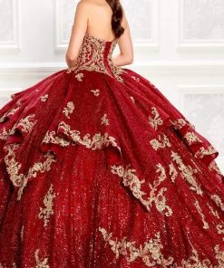 Princesa By Ariana Vara - PR22027 Ruffled Sweetheart Ball Gown