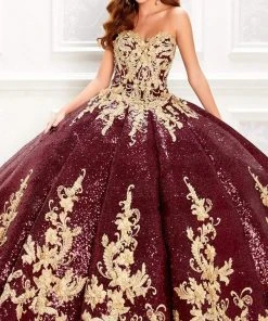 Princesa By Ariana Vara - PR22030 Sequined Sweetheart Ball Gown