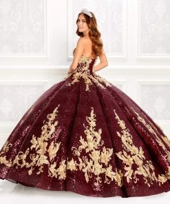 Princesa By Ariana Vara - PR22030 Sequined Sweetheart Ball Gown