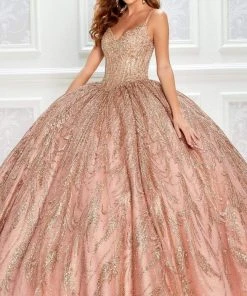 Princesa By Ariana Vara - PR22031 V-Neck Ball Gown