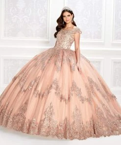 Princesa By Ariana Vara - PR22035 Scoop Neck Ball Gown