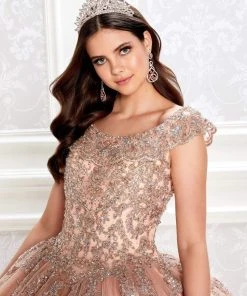 Princesa By Ariana Vara - PR22035 Scoop Neck Ball Gown