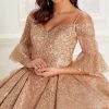 Princesa By Ariana Vara - PR22142 Embellished Extravagant Ballgown 1 Princesa By Ariana Vara - PR22142 Embellished Extravagant Ballgown