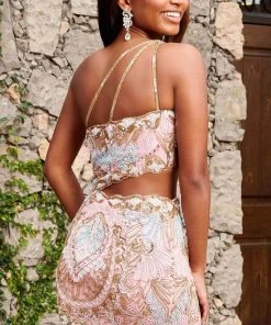 Rachel Allan 40194 - Beaded Cutout Cocktail Dress 11 Rachel Allan 40194 - Beaded Cutout Cocktail Dress