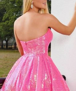 Rachel Allan 40195 - Strapless Sequin A-Line Cocktail Dress