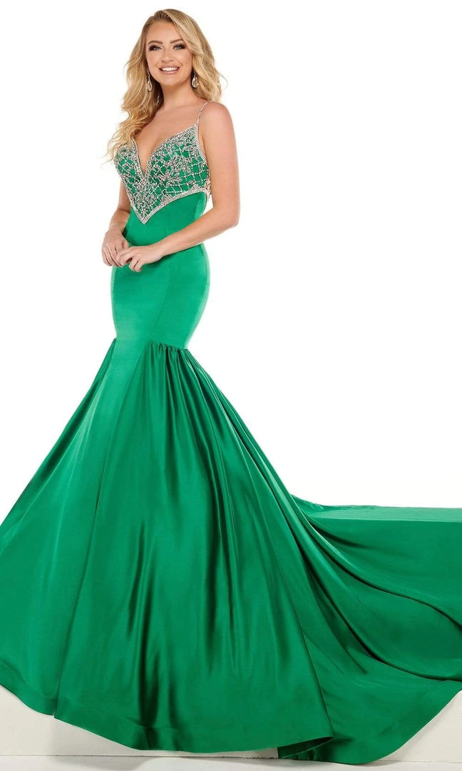 Rachel Allan - 50016 Beaded Sweetheart Trumpet Evening Dress 3 Rachel Allan - 50016 Beaded Sweetheart Trumpet Evening Dress
