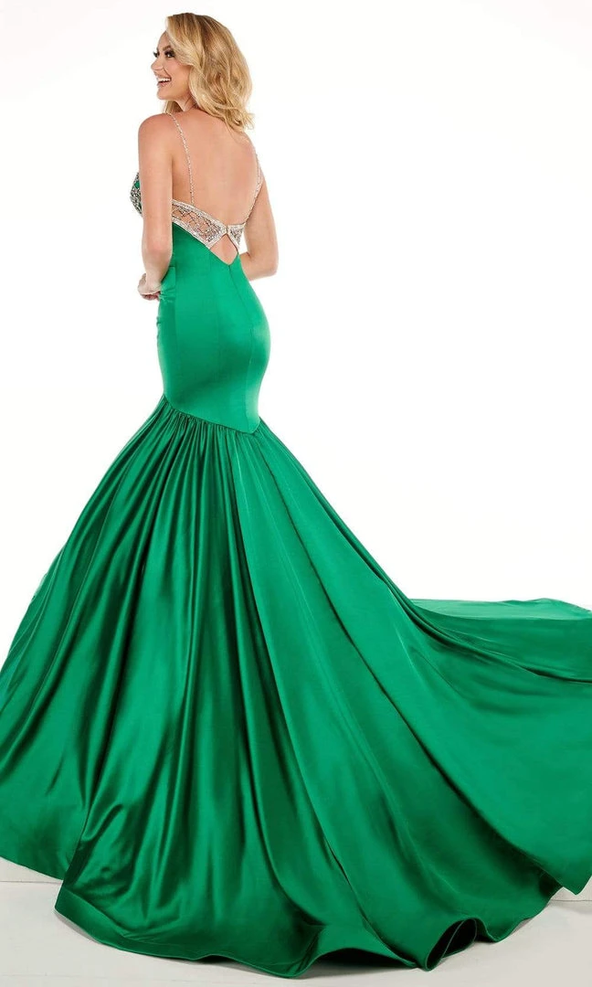 Rachel Allan - 50016 Beaded Sweetheart Trumpet Evening Dress 4 Rachel Allan - 50016 Beaded Sweetheart Trumpet Evening Dress