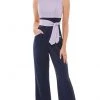 Rachel Allan - 50040 Two Toned Collared Jumpsuit