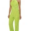 Rachel Allan - 50063 Crisscross Embellished Jumpsuit