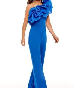 Rachel Allan - 50069 Oversized Ruffle Jumpsuit 11 Rachel Allan - 50069 Oversized Ruffle Jumpsuit