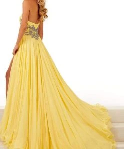 Rachel Allan - 50118 Beaded Choker Cascade Gown 12 Rachel Allan - 50118 Beaded Choker Cascade Gown